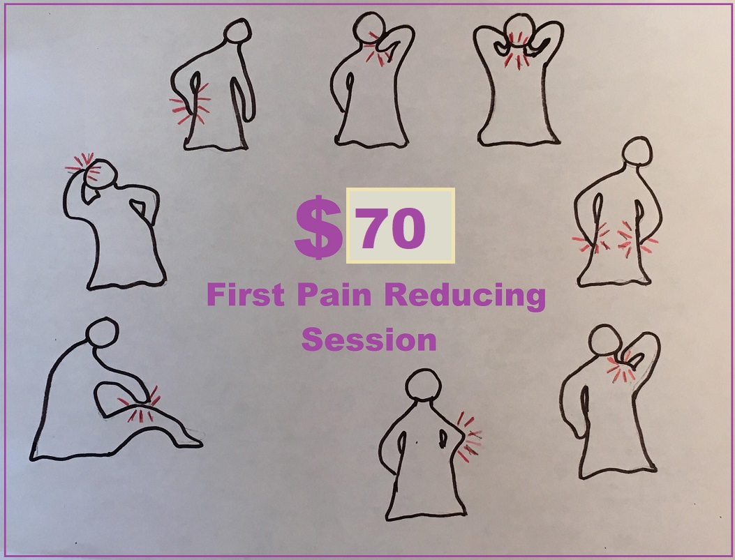 first visit reduced price special
                              massage session for pain reduction