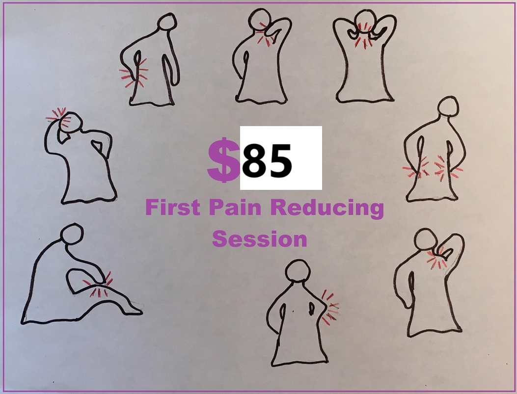 first visit reduced price special
massage session for pain reduction